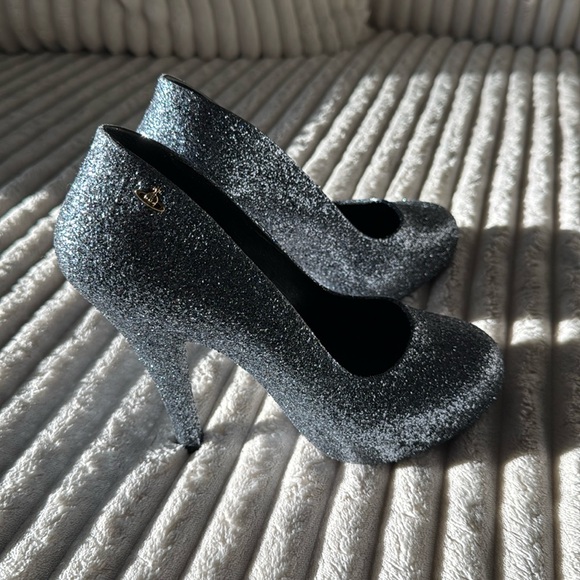 COPY - NEW Never Worn Vivienne Westwood Anglomania x Melissa - Glitter Skyscrap… - Picture 2 of 10